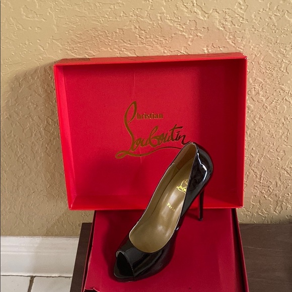 Christian Louboutin Shoes - Patent Leather high heels.